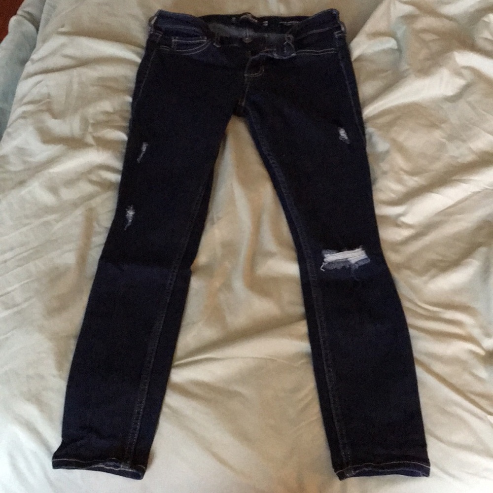 Hollister low rise jean legging crop
